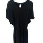 Ark & Co. SZ S black short sleeve, open back dress Photo 2