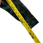 TESS 100% Silk Long Sleeve Blue Black Leaves Women's Button‎ Up Shirt Size 4 Photo 8