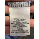 White Crow Shirt Women Size Small Ribbed Knit Short Sleeve V Neck Preppy Modern Photo 6