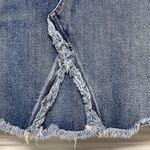 7 For All Mankind Luxe Vintage Fray Jean Mini Skirt Size 26 Photo 2