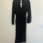 Hutch Anthropologie  Black V-neck Wide-Leg Jumpsuit size S Photo 7