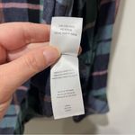 Rails  Hunter Multicolor Lurex Button-Front Shirt Metallic Thread Womens Large Photo 6