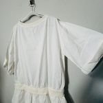 Free People NEW  Astrid Optic White Shirt Dress Drop Waist Size Small Womens Photo 10