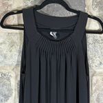 Kenneth Cole Reaction Swing Mini Dress Woman's Large Black Sleeveless Festival Photo 2