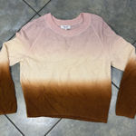 Madewell Dip-Dye Cashmere Shrunken Sweatshirt Women's S Casual Comfy Preppy City Photo 0