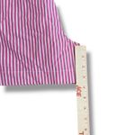 Loft  Pink White Striped Elastic Waist Cotton Shorts Women’s Medium Photo 5