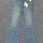 Forever 21 NWT | High Rise Flare Leg Slim Fit Light Blue Wash Denim Jeans 33 Photo 1