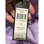BCBGMAXAZRIA  Nevada One Shoulder SILK Draped MINI Dress Lavender Size 8 Photo 6