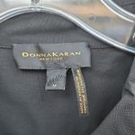 Donna Karan  Elegant Black Button-Down Dress Photo 1