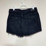 American Eagle Black Mom Shorts Distressed 8 Women Photo 3