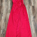 Retrofête Retrofete Ceres Embellished Silk Dress in Red Crystal Embellishments Medium NWT Photo 3