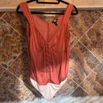 Paige Women’s Kessley Tank Bodysuit by in Muted Clay NWOT Size M Photo 6