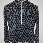 Peter Millar Boston College Pullover Top Women's Medium Black White Photo 0