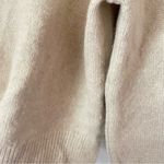 Jenni Kayne Atlas Merino Wool Turtleneck Sweater in Wheat Beige Size Medium Photo 4