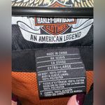 Harley Davidson Vintage Y2K Motorcycles Striped Biker Bomber Jacket Photo 12