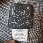 Billabong  Show Me Cardigan Sz Med Aztec Waterfall Front Fringe Pockets Gray Photo 2