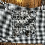 Brandy Melville  Black Gingham Skirt and Tank Top Set Preppy Spring Summer Photo 6