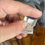 Gray Sweatshirt with White Text it’s to peopley outside large off the shoulder Photo 4