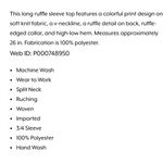 Democracy NWT  Layered Long Sleeve Top Photo 4