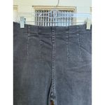 Free People  Women's Black Wash Flare Leg Pull On Jeans Size 30 Photo 1