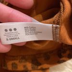 Three Dots Women’s Leopard Print Pocket Knit T-Shirt Orange & Black NWT Sz XS Photo 5