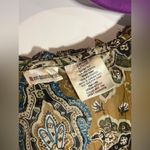 No Boundaries  Y2K Vintage Holographic Sequined Paisley Button Up Bell Sleeve Top Photo 13