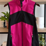 Victoria's Secret VSX  Pink & Black Full Zip Vest, S Photo 0