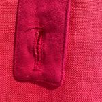 Vtg Version7 100% Linen Lagenlook Jacket Coral Pink Boxy Oversized XL USA Made Photo 5