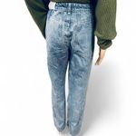 Maniere De Voir Manière De Voir Light Wash Cargo Jeans Size 10 High Rise 100% Cotton Photo 3