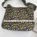 Disney  World Parks Mickey Mouse Green Purse Tote Shoulder Bag All Over Print Photo 14