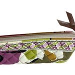 Vera Bradley Purple & Green Multicolor Colorful Portobello Zip Wristlet Women Photo 3