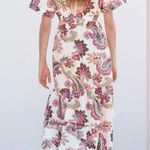 ZARA cut out poplin dress Photo 3