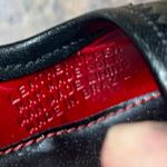 Women’s Black Leather Embroidered Pump Heels 7.5 Photo 10