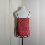 ABS Allen Schwartz NWT earth red floral print adjustable strap sinch waist S Photo 5