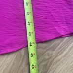 Monteau  Puff Sleeve Front Slit Sheath Dress Hot Pink Fuchsia Women's Size‎ Small Photo 8