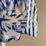 Adidas  Originals Small 3 stripe French terry shorts tie dye sporty casual Photo 5
