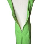 Haris Cotton 100% Linen Maxi Dress Green Photo 4
