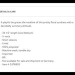 BP ✨ . Floral Tie Front Dress✨ Photo 5