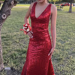 Amazon Red Dress Photo 0