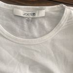 joe's jeans  White Ruffled Blouse Photo 6