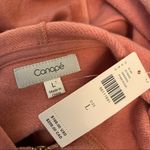 Anthropologie Anthro Canape Sienna Zip-Up Hoodie in Pink Large Photo 4