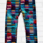 Athleta  Laser Beam Sonar Capri Leggings Pants Yoga Workout,‎ Size Medium Photo 0