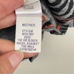 MOTHER The Short Sleeve Slouch Crop Tee in‎ Against The Wild Size XS Black Photo 6