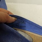 Ralph Lauren Linen Espadrille Wedges Blue Size 6 Photo 7