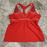 Athleta Cozumel Twist Back Tankini Top & Cozumel Scrunch Swim Shorts L/XL Photo 2