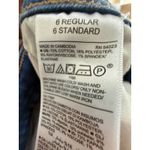 Old Navy  Rockstar Mid Rise Distressed Bkue Skinny Jeans Denim Size 6 Photo 5