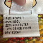 Talbots Colorful Knit Sweater Vest Size Large Acrylic/Wool/Poly Photo 6