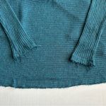 We The Free  Women’s Teal Lover Rib Split Back‎ Long Sleeve Top Medium Photo 10