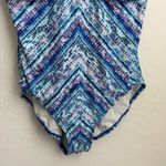 Contours By Coco Reef One Piece Swim Blue Purple 14 38 B/C Photo 2