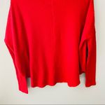 Urban Outfitters  Out From Under Jojo Oversized Waffle Knit Top Red Sz XS Photo 8